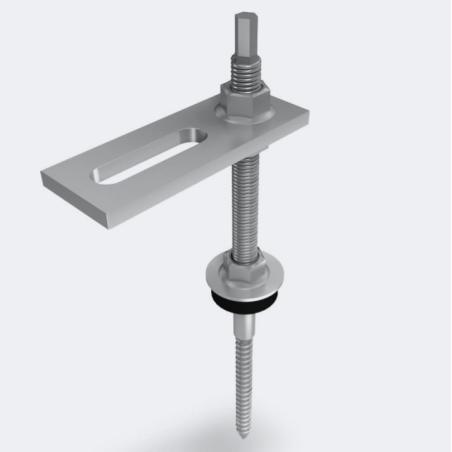 Vis a double filetage bois 180mm