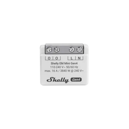 Shelly EM Mini Gen4 – Compteur d'énergie connecté Wi-Fi/Matter | Indies'Watt