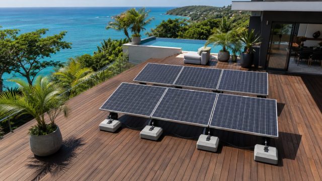 Kit solaire 3000W Antilles : villa, famille, ROI calculé